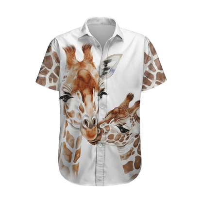 Giraffe Hawaiian Shirt For Men And Women, Giraffe Hawaiian Shirt HE0355