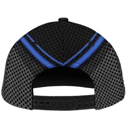 Personalized Golf Black Blue Baseball Cap, Custom Golf 3D Printed Hat CP0629