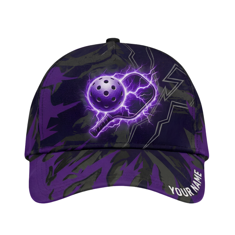 Custom Pickleball Blue Thunder Baseball Cap, Custom Pickleball Cap Hat CP0672