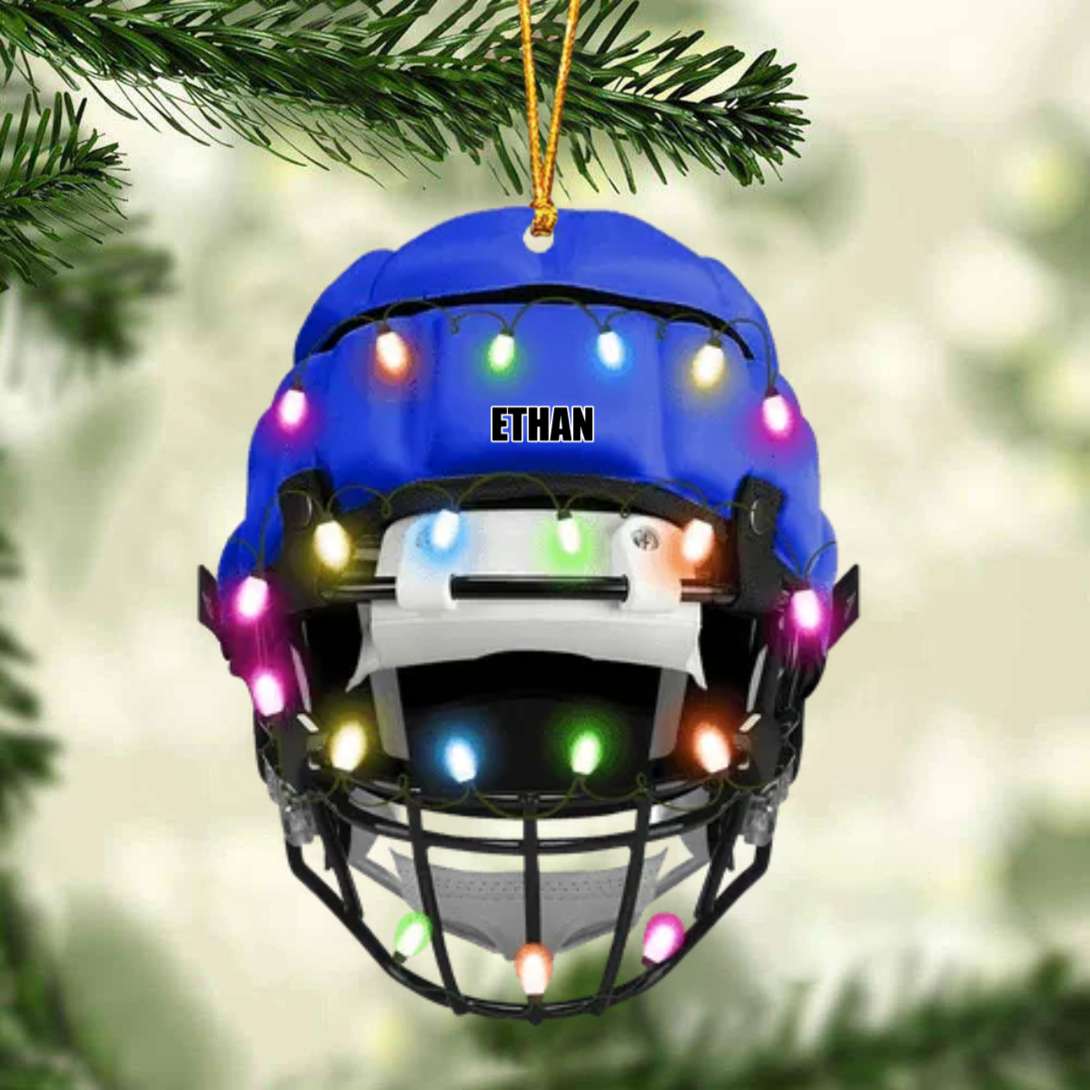 christmas football helmet American Football Helmet