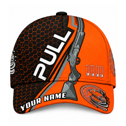 Personalized Clay Shooting 3D Printed Baseball Cap, Custom Shooting Lover Hat CP0745