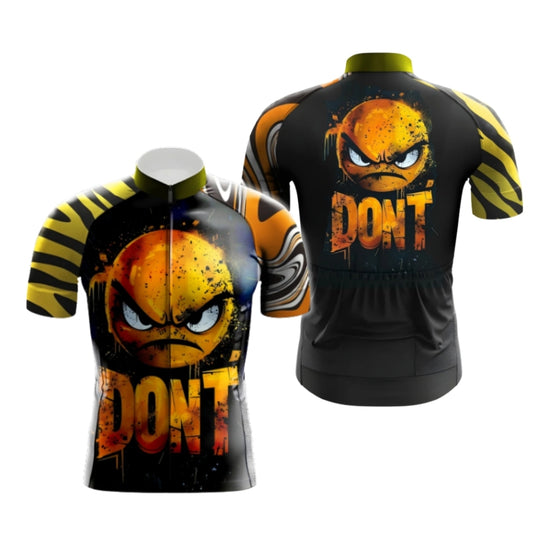Don't Angry Emoticon Cycling Short Sleeve Jersey For Men, Angry Emoticon Cycling Jerseys CG0702
