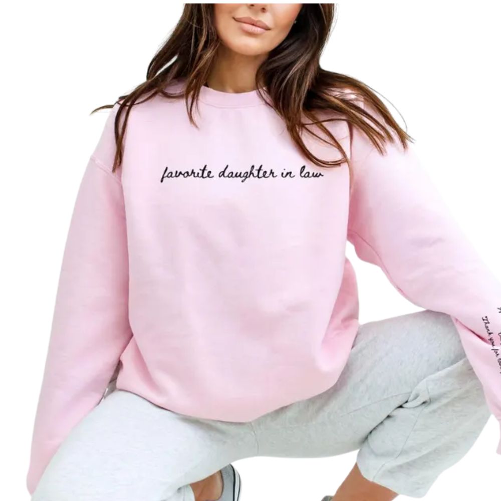 Favorite Daughter In Law Sweatshirt, Wedding Sweatshirt For Daughter In Law 2D0864