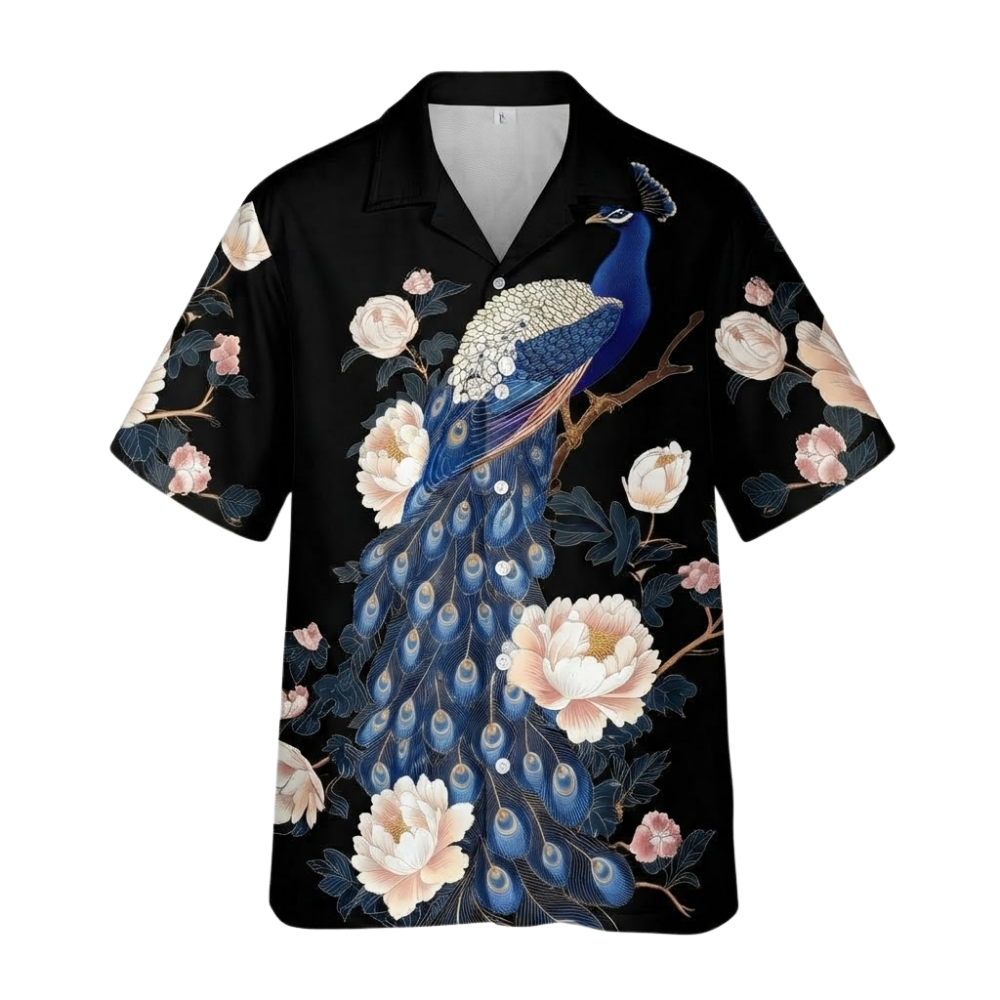 Peacock Hawaiian Shirt For Men And Women, Peacock Hawaiian Shirts HE0573