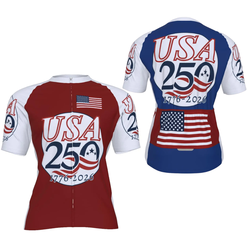 USA 250th Anniversary 1776-2026 Cycling Short Sleeve Jersey For Men, 4th Of July Cycling Jerseys CE0058