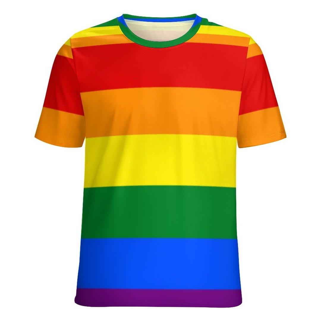 Love Equality Rainbow Flag Lgbt Lesbian Gay Pride Short Sleeve Shirt Women Plus Size Blouse Tunics Tops LO0914