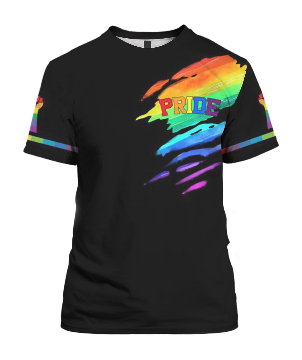 It Is Ok To Be Difference Elephant Rainbow Colors 3D T Shirt For Gay Lesbian, Best Gift For Lgbt Friend Gay Lesbian Gifts LO0948