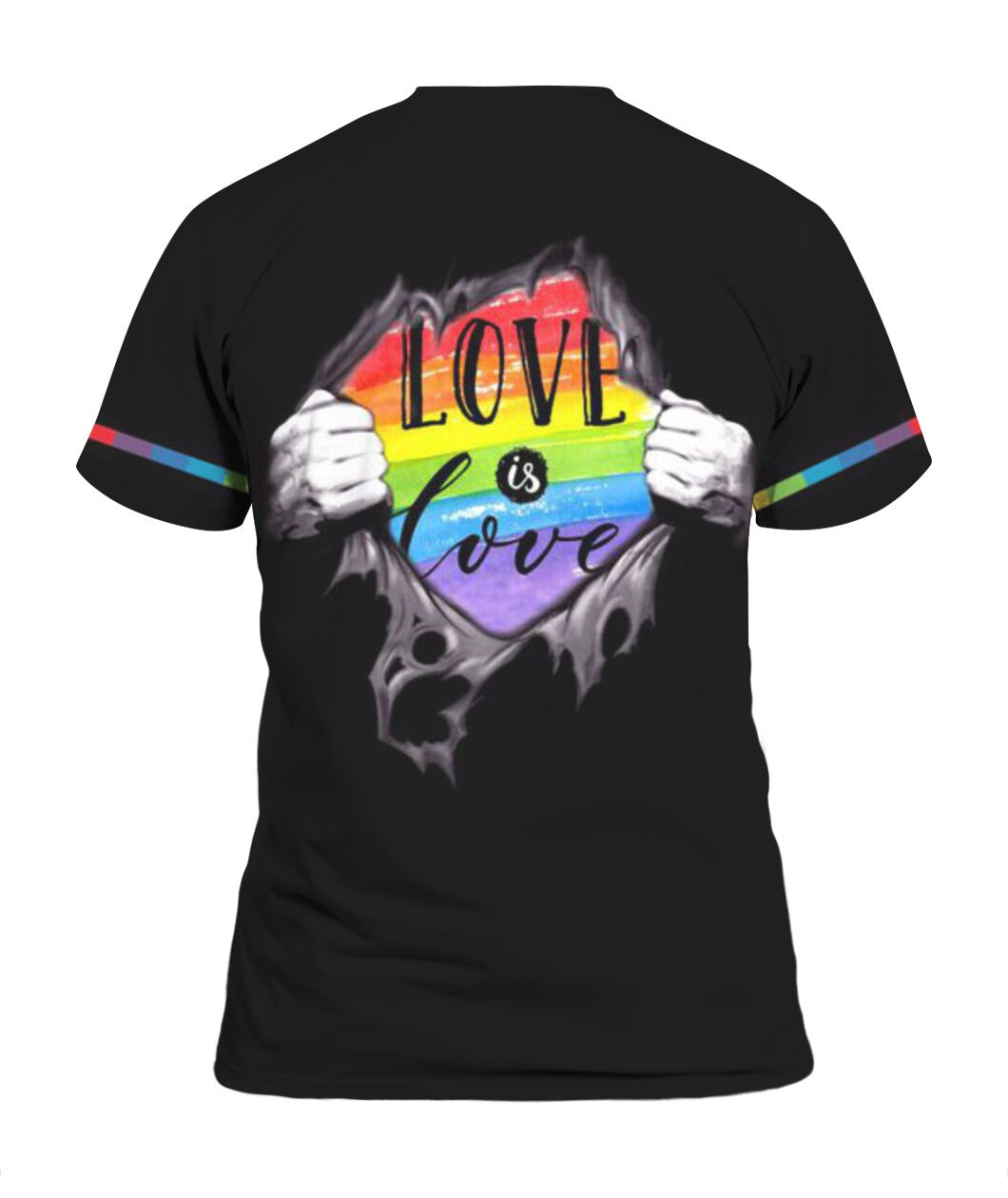 It Is Ok To Be Difference Elephant Rainbow Colors 3D T Shirt For Gay Lesbian, Best Gift For Lgbt Friend Gay Lesbian Gifts LO0948
