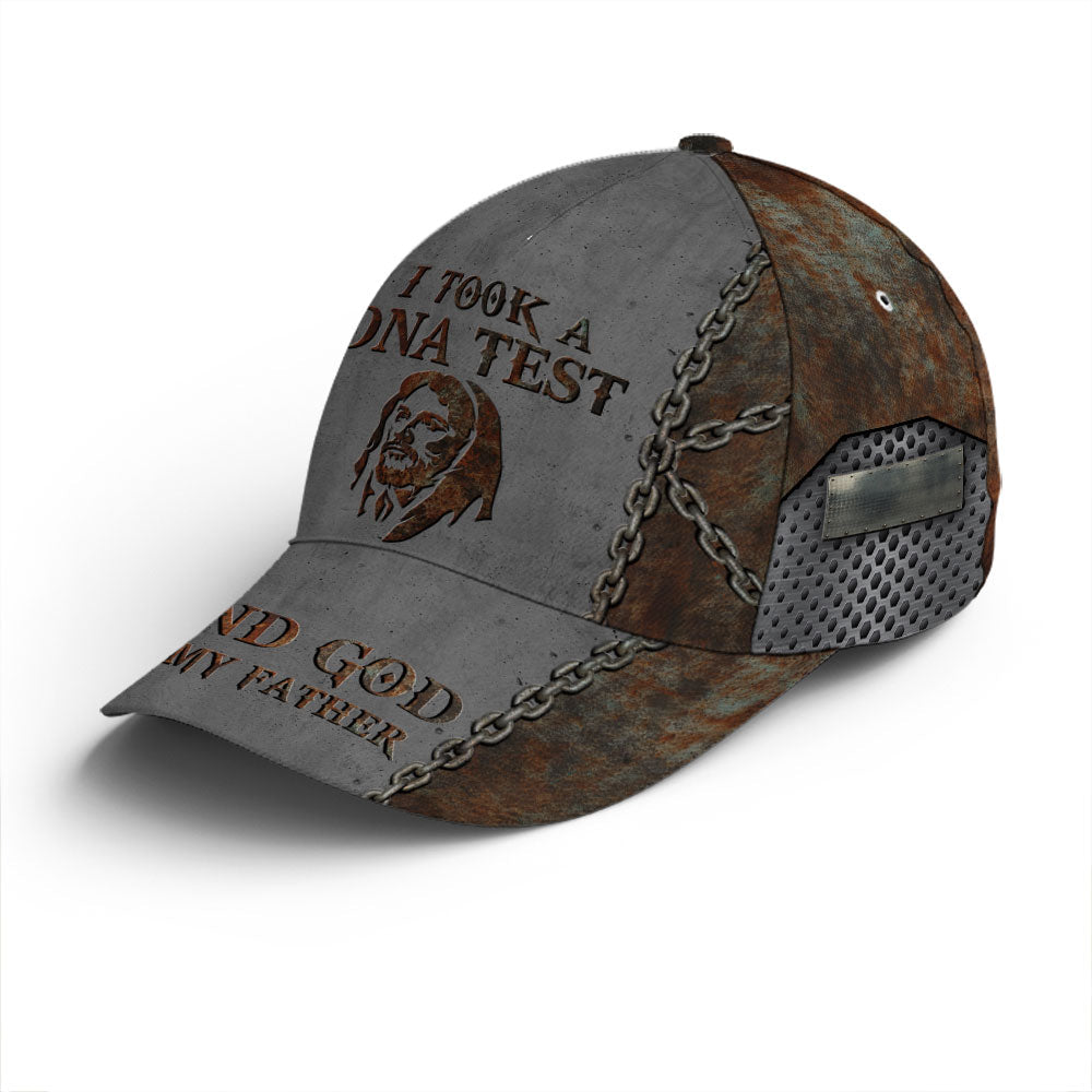 Baseball Cap For God Lovers Chain Rust And Metallic Lasfour CO0969