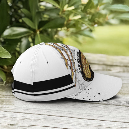 Baseball Cap For Saxophone Lovers Two-tone Pattern Lasfour CO0710