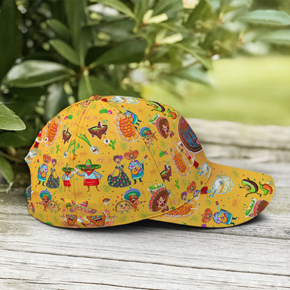 Cinco De Mayo Yellow Funny Pattern Baseball Cap Lasfour CO0922