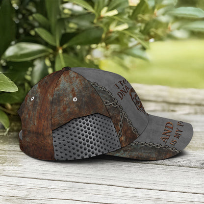 Baseball Cap For God Lovers Chain Rust And Metallic Lasfour CO0969