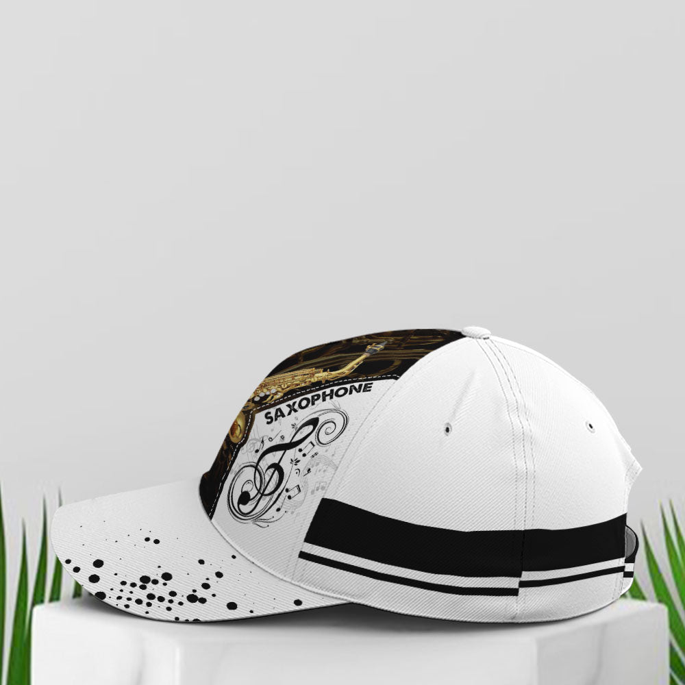 Baseball Cap For Saxophone Lovers Two-tone Pattern Lasfour CO0710