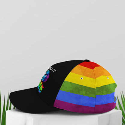 Baseball Cap For LGBTQ Drawing Dripping Lips Lasfour CO0942