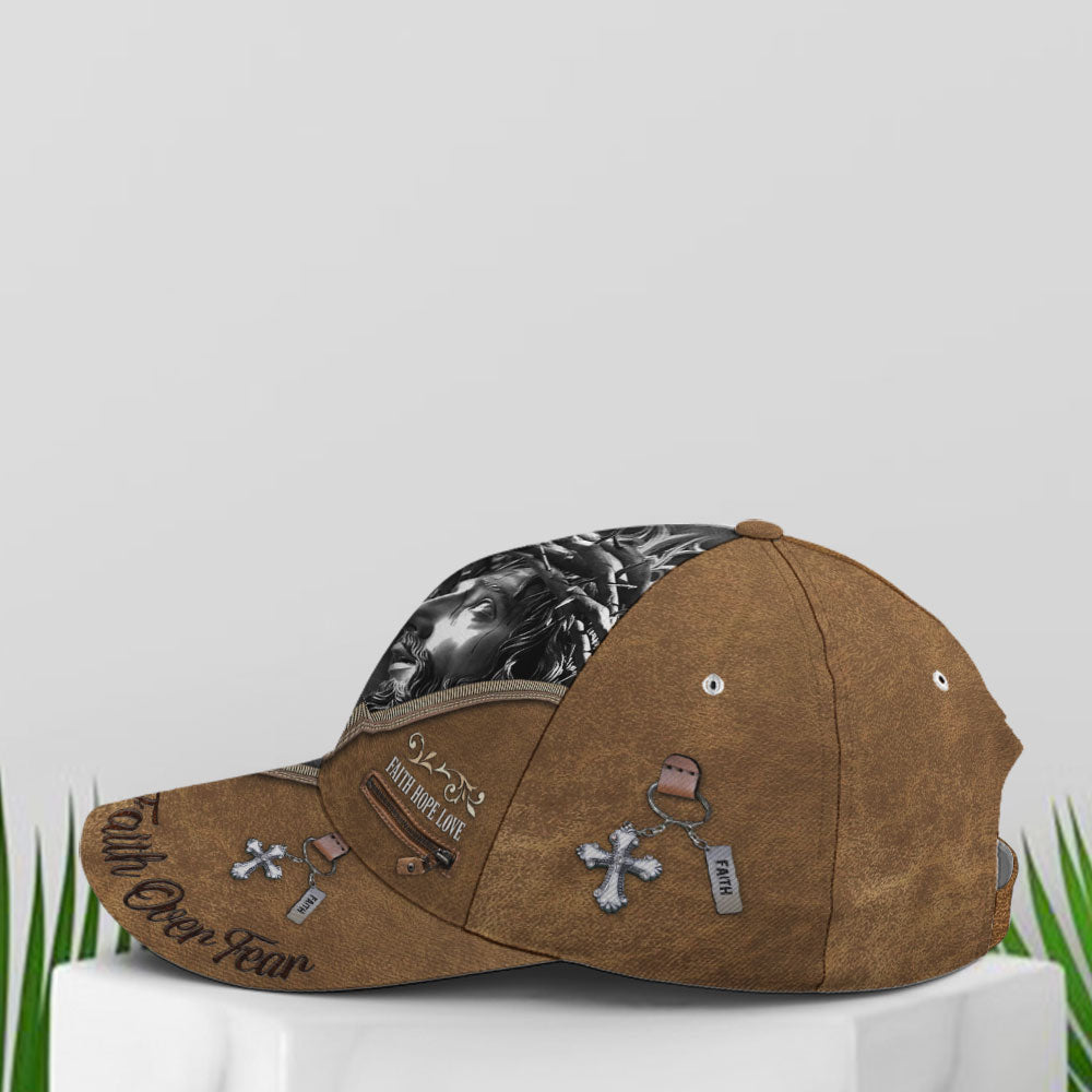 Baseball Cap For Jesus Lovers Classic Leather Lasfour CO0965