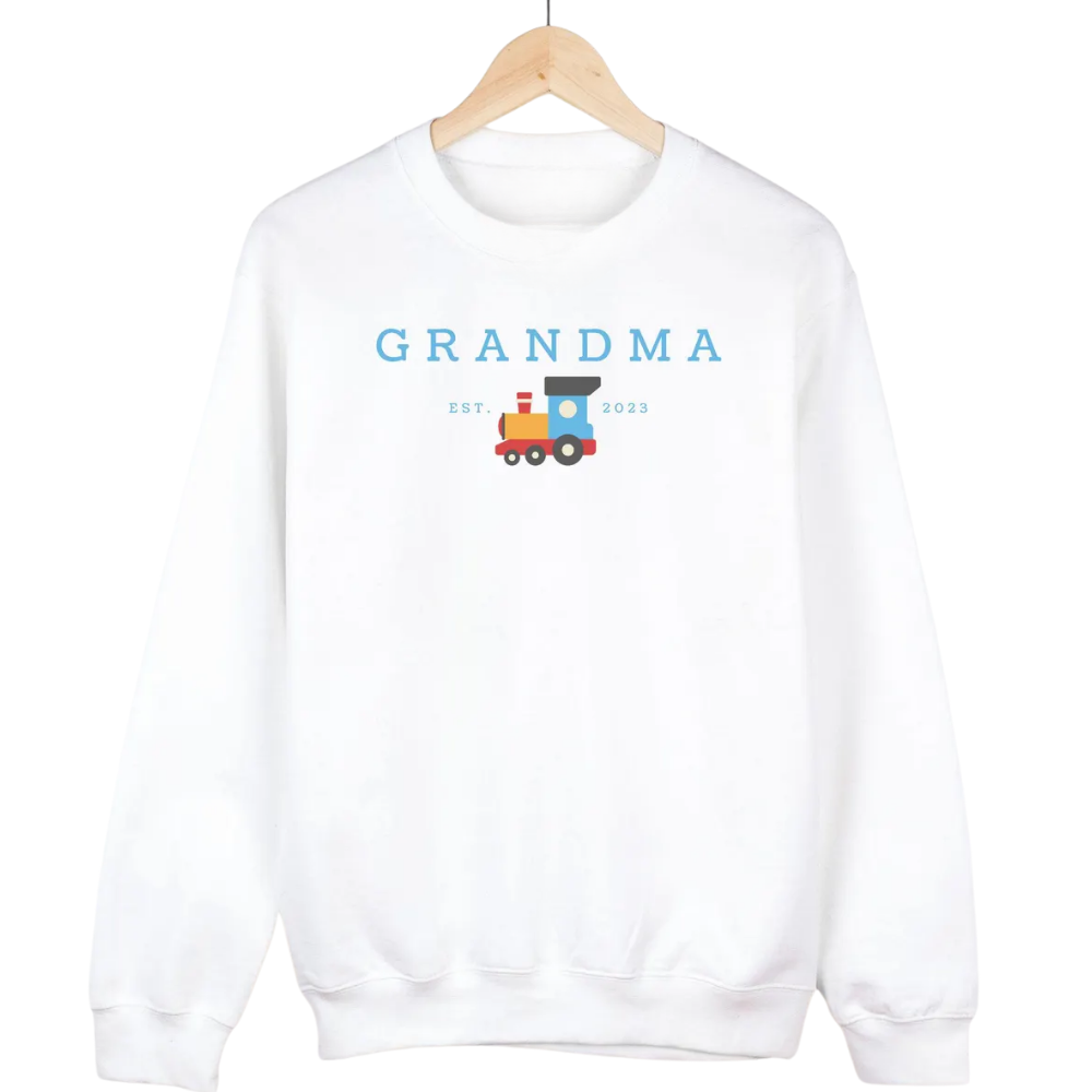 Personalized Train Birthday Family Matching Sweatshirt, Custom Birthday Train Sweatshirt For Family ET1392