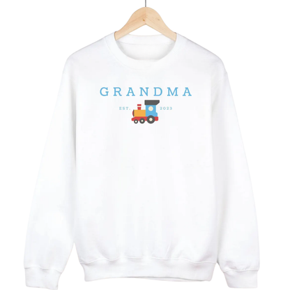 Personalized Train Birthday Family Matching Sweatshirt, Custom Birthday Train Sweatshirt For Family ET1392