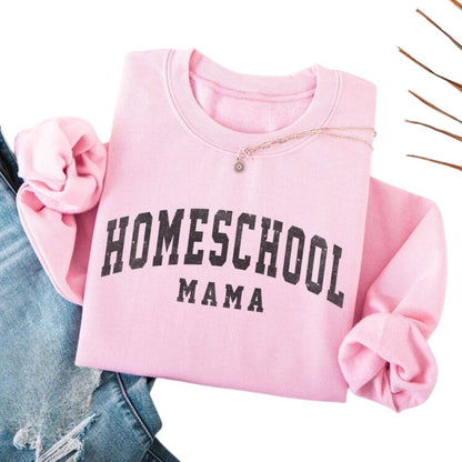 Homeschool Mama Sweatshirt, Homeschooling Mother Sweaters 2D0883
