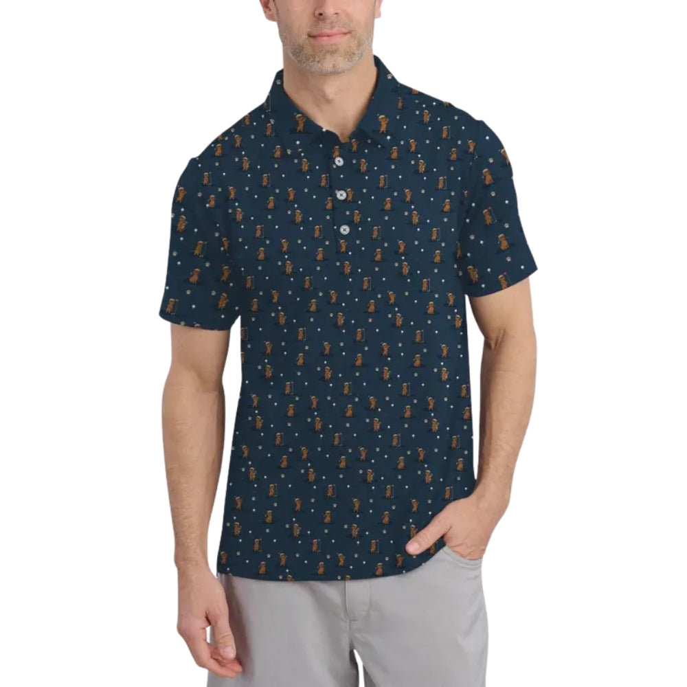 Funny Wiener Dachshund Golf Polo Shirts For Mens, Dachshund Golf Shirt For Dog Lovers GE0271