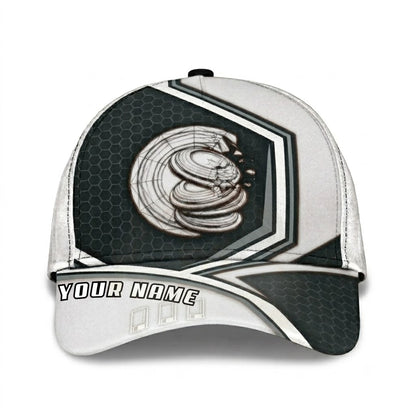 Custom Clay Target Shooting Baseball Cap Orange Black, Custom Shooting Player Cap Hat CP0743