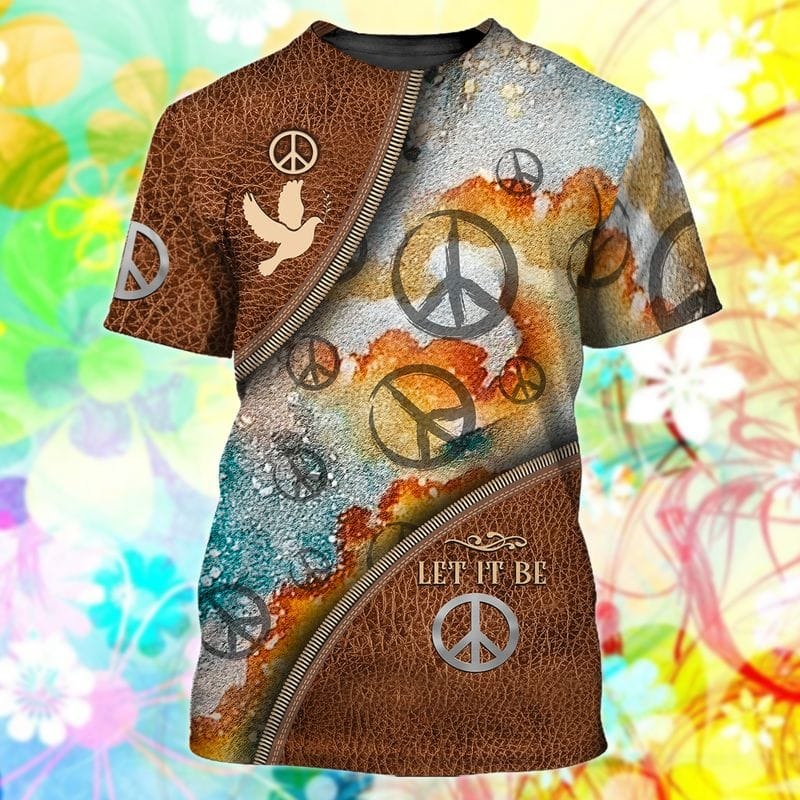 3D All Over Printed Hippie T Shirt, Old Woman Hippie Never Die, Hippie Classic Guitar Tshirt, Hippie Gifts TO0693
