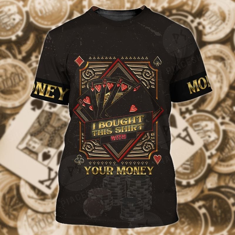 Funny Pocker 3D All Over Printed Shirt, Summer Shirt For Pocker, Casino Shirts, Gift To Pocker Lover TO0827