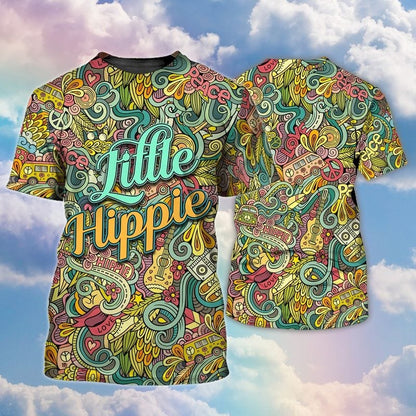 3D All Over Print Peace Hippie Shirts, Sunflower Hippie Peace Tshirt, Hipster Shirts, Vintage Hippie Shirt TO0700