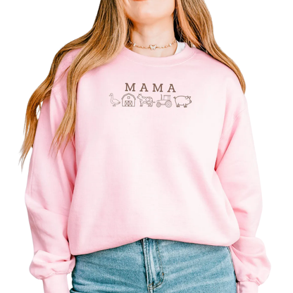 Personalized Farm Birthday Family Matching Sweatshirt, Custom Birthday Farm Family Sweatshirts ET1393