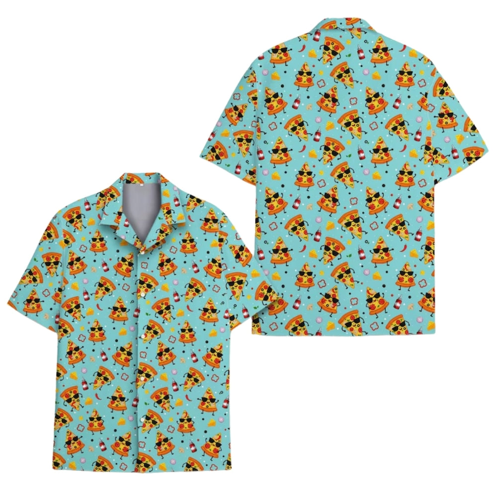 Funny Pizza Hawaiian Shirt Men And Women, Pizza Hawaiian Shirt For Food Lover HE0499