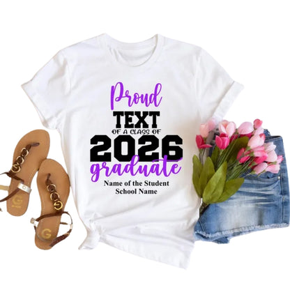 Custom Matching Family Graduation T Shirts, Custom Grad Family Matching Shirts ET0517