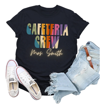 School Counselor Principal School Nurse Custom Name Matching T Shirt, Personalized School Staff Matching Shirts ET1044