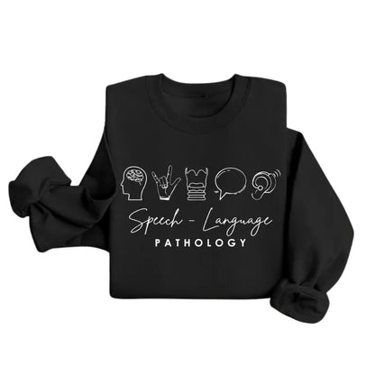 Speech Language Pathologist Sweatshirt, SLP Nurse Sweatshirt 2D0550