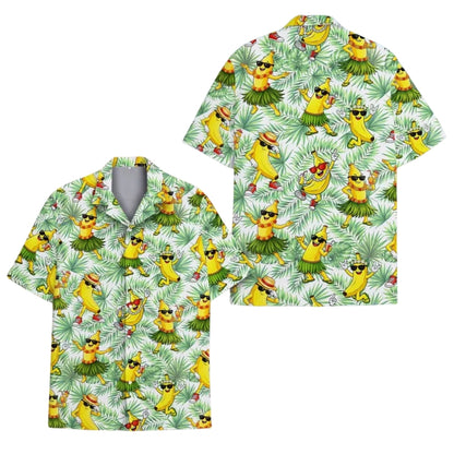 Funny Banana Dancing Hawaiian Shirt For Men Women, Tropical Banana Hawaiian Shirts HE0171