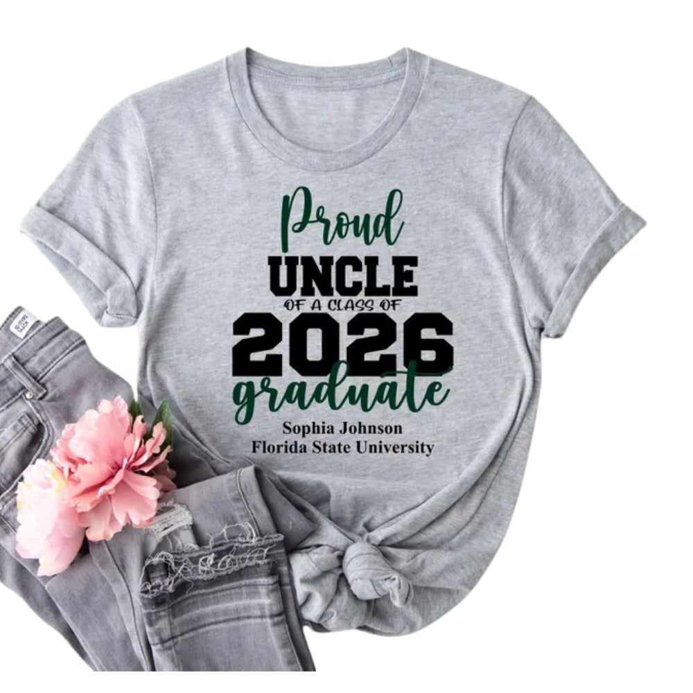 Custom Matching Family Graduation T Shirts, Custom Grad Family Matching Shirts ET0517