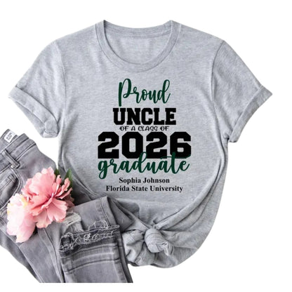 Custom Matching Family Graduation T Shirts, Custom Grad Family Matching Shirts ET0517