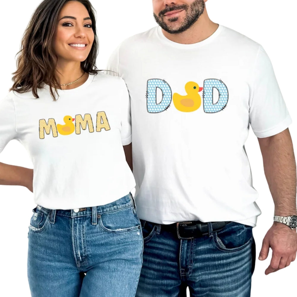 Duck One Matching Family First Birthday T Shirts, Duck 1st Birthday Family Shirts ET0368