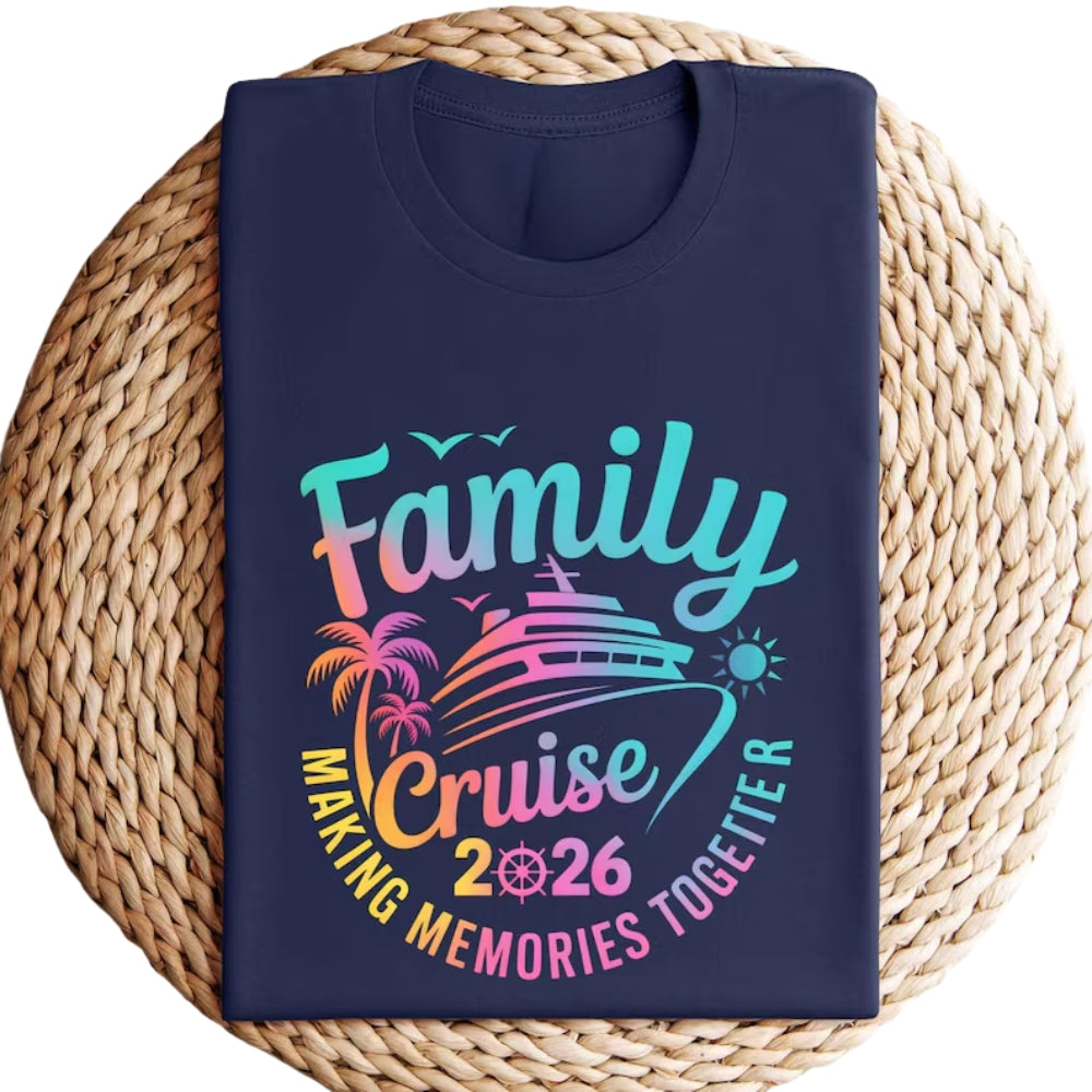 Matching Making Memories Together Family Cruise Vacation T Shirts, Family Cruise Vacation Shirts ET0073