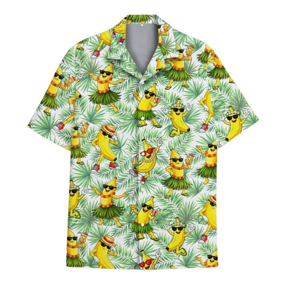 Funny Banana Dancing Hawaiian Shirt For Men Women, Tropical Banana Hawaiian Shirts HE0171