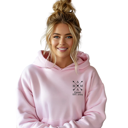 Personalized Matching Family Hoodies, Custom Family Hoodies With Name ET1295