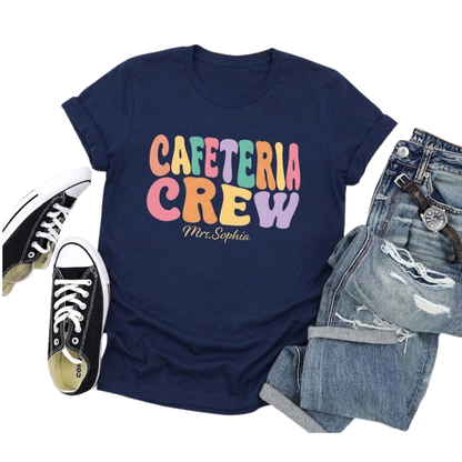 Custom School Counselor Matching Teacher T Shirt, Custom Name School Staff Shirts ET1045