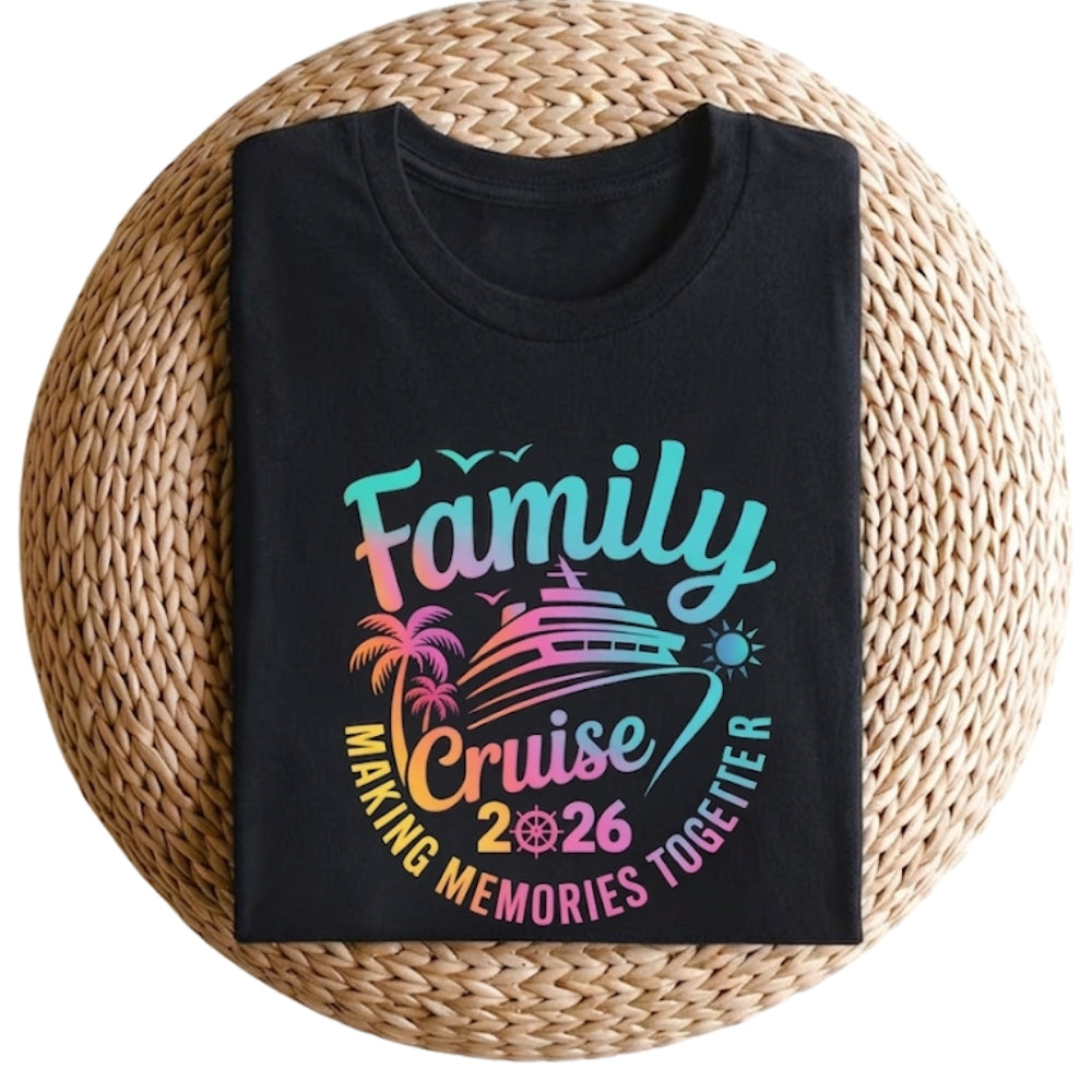 Matching Making Memories Together Family Cruise Vacation T Shirts, Family Cruise Vacation Shirts ET0073
