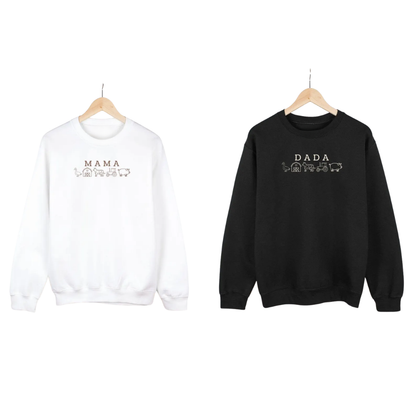Personalized Farm Birthday Family Matching Sweatshirt, Custom Birthday Farm Family Sweatshirts ET1393