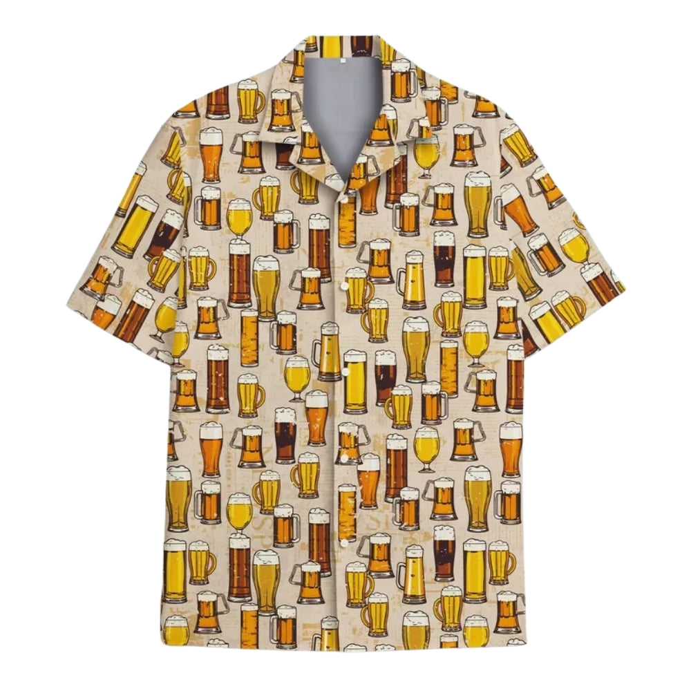 Beer Mug Hawaiian Shirt For Men Women, Beer Lover Hawaiian Shirts HE0421