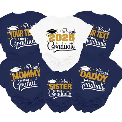 Personalized Graduation Matching Family T Shirts, Custom Graduation Matching Shirts For Family ET0234