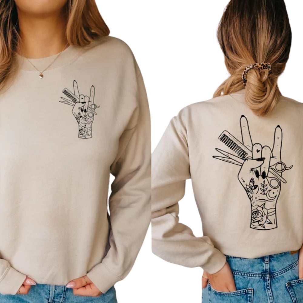 Hair Dresser Sweatshirt For Women, Hair Stylist Sweatshirt 2D0782