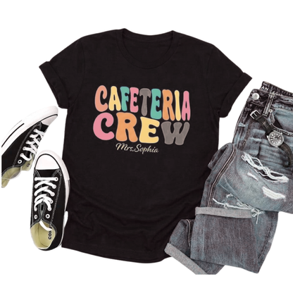 Custom School Counselor Matching Teacher T Shirt, Custom Name School Staff Shirts ET1045