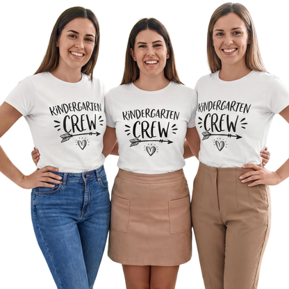 Kindergarten Crew Matching T Shirt For Teacher, Kindergarten Teacher Matching Shirts ET1046