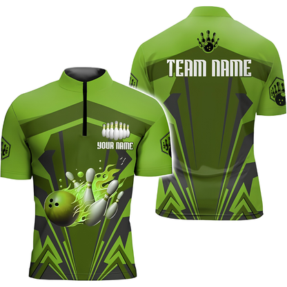 Custom Team Brown Bowling Jersey For Men, Custom Bowling Team Shirts BZ0666