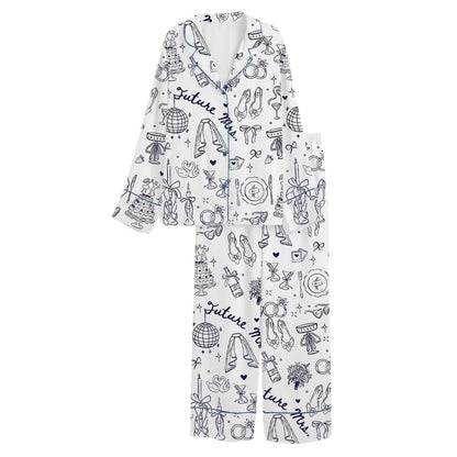 Future Mrs Bridal Shower Pajamas Set, Pajamas For Bridal Party WD0186