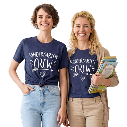 Kindergarten Crew Matching T Shirt For Teacher, Kindergarten Teacher Matching Shirts ET1046